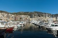 Yachts in Monaco marina sea port, Monte Carlo