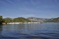 Yachts moored in Gocek marina Royalty Free Stock Photo