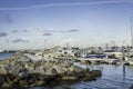 Yachts moored at key West marina. Royalty Free Stock Photo