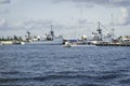 Yachts moored at keywest marina. Miami, Florida Royalty Free Stock Photo