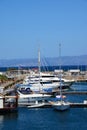 Yacht marina in Carloforte, Isola di San Pietro, Sardinia, Italy