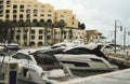 Yachts Moored At Portomaso, Malta