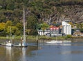 Yachts in the Tamar River, Launceston