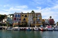 Yachts and motor boats in marina Port Saplaya, Valencia, Alboraya, Spain. Royalty Free Stock Photo