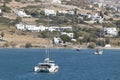 Yachts near Paros island