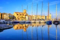 Yachts in old town port of La Ciotat, Marseilles, France