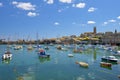 Yachts in Penzance harbour, Cornwall, England