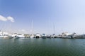 Yachts at the pier