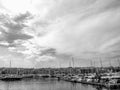 Yachts in Piraeus`s marina. Greece. Royalty Free Stock Photo