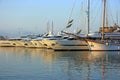 Yachts in port Royalty Free Stock Photo