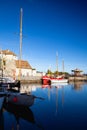 The yachts in port, Honfleur, France Royalty Free Stock Photo