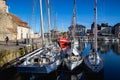 The yachts in port, Honfleur, France