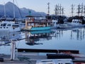 Yachts in the port of Kemer, Turkey.