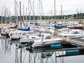 Yachts in port Marie Augustine of Perros-Guirec