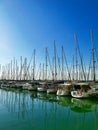 Yachts in the port, Mediterranean Sea Royalty Free Stock Photo