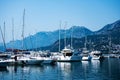 Yachts port in Montenegro