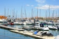 Yachts in Portimao Marina Royalty Free Stock Photo