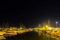 Yachts and sailboats in Estartit, Girona, Catalonia, Spain. Royalty Free Stock Photo