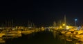 Yachts and sailboats in Estartit, Girona, Catalonia, Spain. Royalty Free Stock Photo