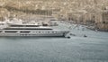 Yachts And Sailboats Moored At The Port Of Malta