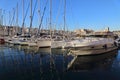 Yachts and sailboats in the old port of Marseille, France Royalty Free Stock Photo