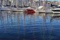 Yachts and sailboats in the old port of Marseille, France Royalty Free Stock Photo