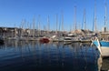 Yachts and sailboats in the old port of Marseille, France Royalty Free Stock Photo