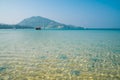 Yachts and seiner on crystal water of Andaman Sea, Phuket