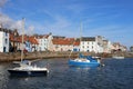 Yachts and small boats, St Monans, Fife, Scotland Royalty Free Stock Photo