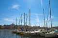 Yachts in Vieux port in Marseille Royalty Free Stock Photo