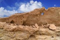 Yadan landforms and Desert scenery Royalty Free Stock Photo