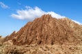 Yadan landforms and Desert scenery Royalty Free Stock Photo