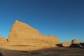 Yadan National Geological Park in Dunhuang, China Royalty Free Stock Photo