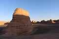 Yadan National Geological Park in Dunhuang, China Royalty Free Stock Photo