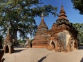 Yadana Hsemee Pagoda. Inwa (Ava), Myanmar (Burma) Royalty Free Stock Photo