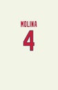 Yadier Molina, St. Louis Cardinals Jersey Back