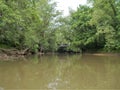 Yadkin River near Winston-Salem, North Carolina Royalty Free Stock Photo