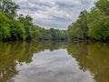 Yadkin River near Winston-Salem, North Carolina Royalty Free Stock Photo