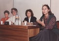 Yael Dayan at 2nd International Jewish Feminist Conference in Jerusalem in 1989