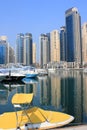 Yaght bay dubai Royalty Free Stock Photo