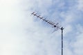 Yagi-type television antenna for digital terrestrial television DTT with copy space