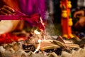 Yagya a ritual in hinduism Royalty Free Stock Photo