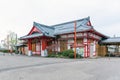 Yahiko Station in Yahiko, Niigata, Japan.