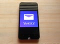 Yahoo! Mail app Royalty Free Stock Photo