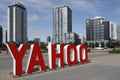 YAHOO Sign for the Calgary Stampede Royalty Free Stock Photo