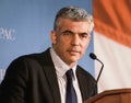 Yair Lapid Addresses 2012 AIPAC Conference in Washington, DC Royalty Free Stock Photo