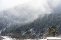 Yajiageng mountain cloudscape Royalty Free Stock Photo