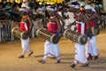 Yak Beraya players perform at the Kataragama Festival in Sri Lanka.