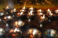 Yak Butter Lamps in Tibet