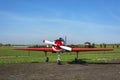 Yak-18T training aircraft at Tanay airfield